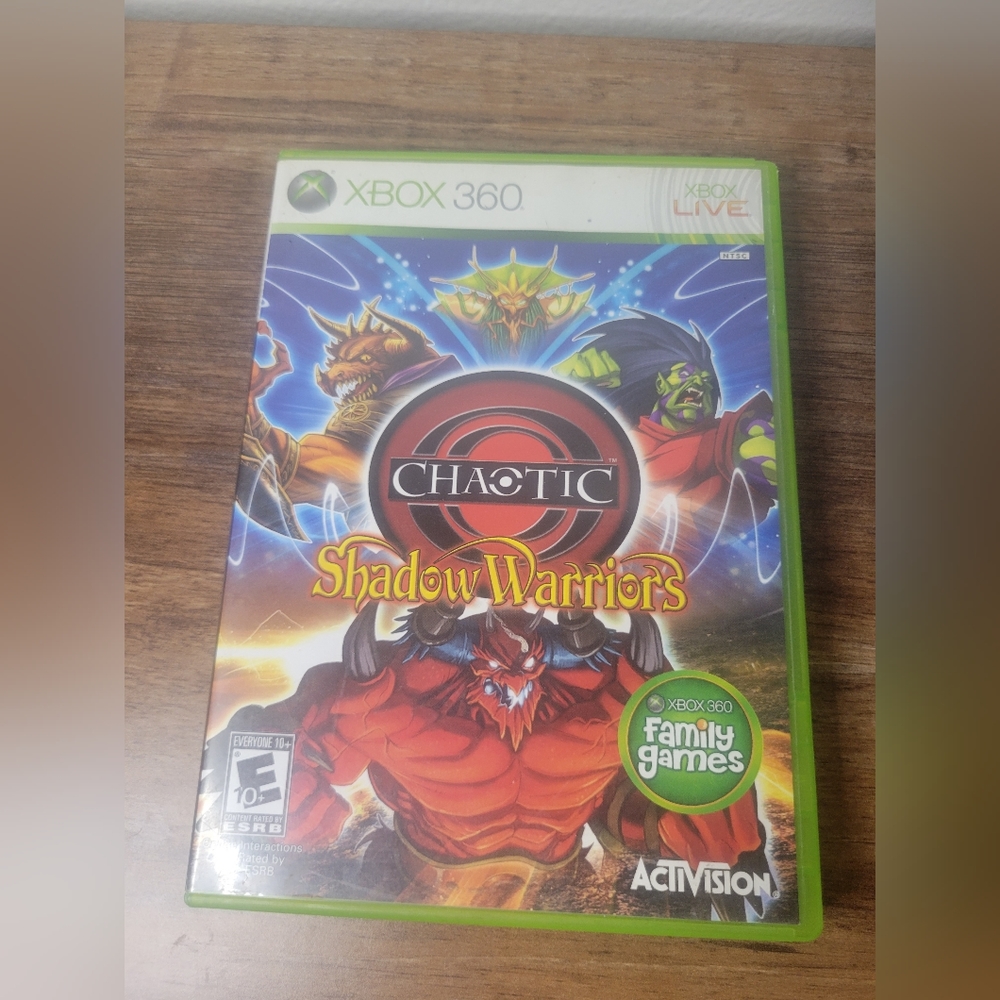 Chaotic Shadow Warriors (Microsoft Xbox 360, 2009) CIB Tested